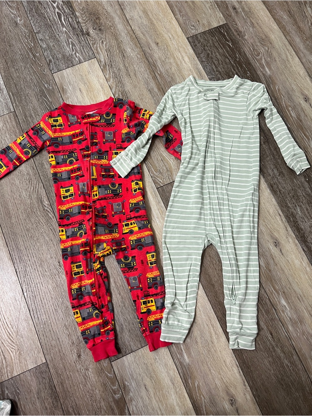 Bundle baby boy open toe footie